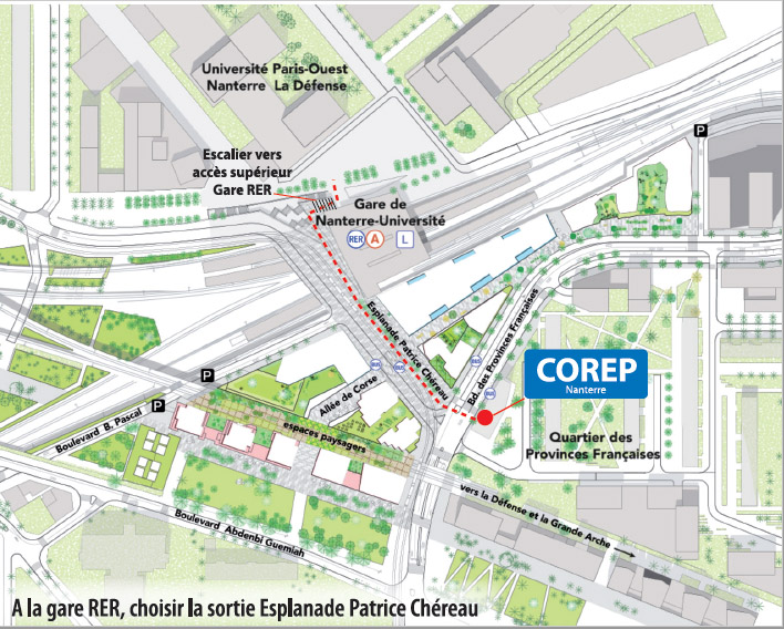 Plan Corep Nanterre